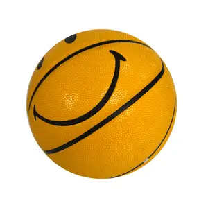 2022最高のファッションPu素材ボールプリントバスケットボールカスタマイズされた独自のロゴ