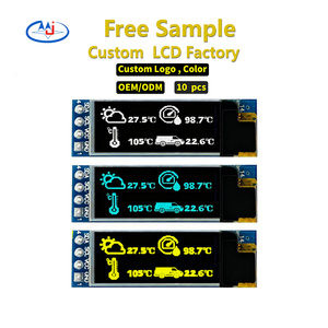 Maijing Shenzhen โมดูลการแสดงสินค้าอิเล็กทรอนิกส์0.91นิ้ว <span class=keywords><strong>I2C</strong></span> <span class=keywords><strong>OLED</strong></span> ขนาด128x32 4-PIN <span class=keywords><strong>SSD1306</strong></span>อี-กระดาษพร้อม38x12mm ติดตั้งผ่านรู - Product Image 1