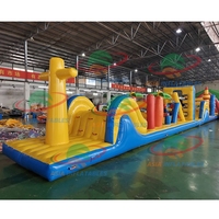 Parc aquatique gonflable géant pour adultes, jeux aquatiques, parcours d'obstacles, combinaison de jeux sportifs