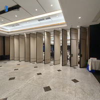 Cloison mobile pour hôtel, restaurant, école, gymnase, mur amovible pliable, cadre en aluminium silencieux, usage commercial, design moderne