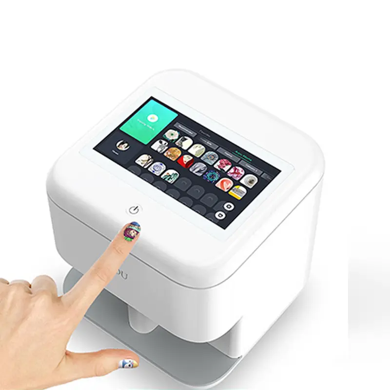 Impresora Digital de esmalte de Gel para uñas, juego de accesorios para máquina de Arte de uñas con 5 dedos, potencia moderna, impresión rápida, Wifi automático
