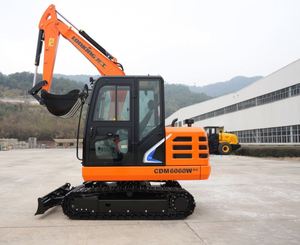 Excavadora de cadenas CDM6060W G4 de 6 toneladas de capacidad, nueva maquinaria hidráulica de construcción y minería de servicio pesado - Product Image 3