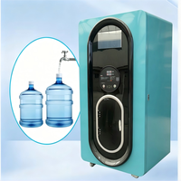 Máquina Expendedora de Agua Fría Pura de Autoservicio para Exteriores, Acero Inoxidable, Función SDK, Múltiples Opciones de Pago, Sanitización UV