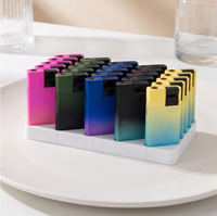 Offre Spéciale – Briquet Torche Bleu à Flamme Jet Coupe-Vent, Rechargeable au Butane, en Aluminium – Cadeau d'Affaires à Prix Abordable, MOQ 100, Logo Personnalisable
