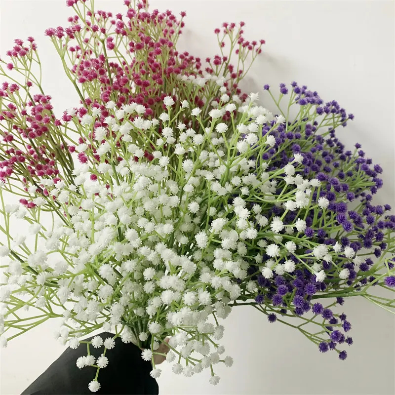 Nhựa Hoa Nhân Tạo Babysbreath Nhựa Gypsophila Hoa Nhân Tạo Bé Hơi Thở Hoa Cho Đám Cưới Tổ Chức Sự Kiện Trang Trí