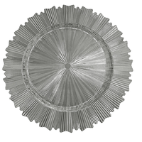 Assiettes de Présentation Luxe Vintage en Plastique de Haute Qualité pour Mariages et Réceptions – Nouveauté Durable – Lot de 50 pour Hôtels