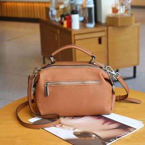 Bolsos de Hombro de Cuero Andong para Mujer, Bolso Bandolera de Cuero Vacuno Genuino, Bolso de Mano de Moda 99122 - Product Image 4