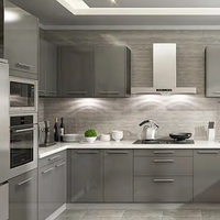 Armoire de cuisine en acier inoxydable de style industriel personnalisée Prima, antirouille, imperméable, pour appartement et cuisine commerciale