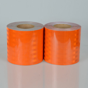 Ruban de sécurité haute visibilité en PVC acrylique orange, sensible à la pression, étanche, pour marchandises dangereuses, normes UE, camions-citernes, matières dangereuses - Product Image 6