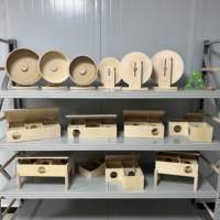 Benutzer definierte abnehmbare und große Holz hütte Haus mit Fenstern, geeignet für Hamster, Chinchillas und andere Kleintiere