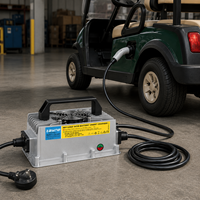 Cargador de Batería Inteligente LiFePO4 de 16S 58.4V 15A para Carrito de Golf de 48V, Montacargas, Vehículos Eléctricos de Baja Velocidad, Embarcaciones, RV, ATV, Suministro de Fábrica OEM