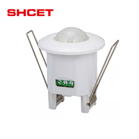 Détecteur de mouvement infrarouge 110~240V/AC, détecteur de mouvement infrarouge, détecteur de mouvement infrarouge IP20 360 °   Détecteur de mouvement infrarouge 50/60Hz