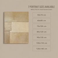Peinture à l'huile texturée sur toile Wabi Sabi, blocs de couleur, grande taille, sans cadre, vente en gros, tableaux et arts muraux pour entrée et salon
