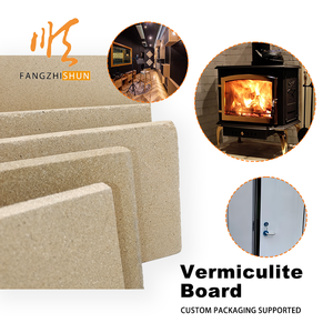 <span class=keywords><strong>Panneau</strong></span> isolant en <span class=keywords><strong>vermiculite</strong></span> personnalisable et remplaçable pour poêle à granulés et foyer à bois - Product Image 1