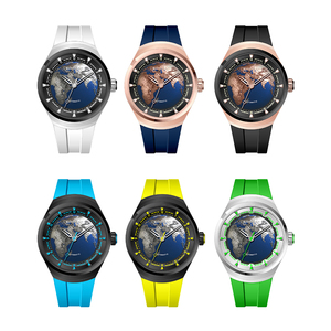 Reloj Deportivo Creativo para Hombre, Correa de Goma, Movimiento Japonés, Resistente al Agua, Casual - Product Image 6
