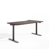 Bureau de travail ergonomique à hauteur réglable, facile à assembler, pour le bureau