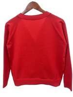 350 Farboptionen Maßgefertigter Damen V-Ausschnitt Pullover Zeitlos Klassisch DTM-Knopf Regular Fit Detaillierte Fronttaschen Strickjacke