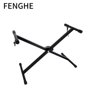 공장 직접 도매 Q-10X X 형 휴대용 및 조정 가능한 피아노 키보드 악기 스탠드 피아노 가정 및 라이브 공연 - Product Image 4