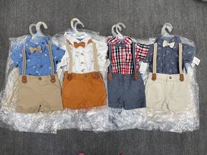 Thương Hiệu Mới Chàng Trai Mùa Hè 2PC Quần Short Bộ Bán Buôn Cotton <span class=keywords><strong>0</strong></span>-24M Thoải Mái Phong Cách Quần Áo - Product Image 6