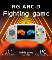Console de jeu portable S Classic RG ARC-D, double système Android et Linux, lecteur de jeux vidéo RG ARC-D, écran tactile, machine de jeu de poche