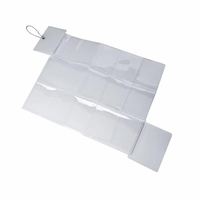 Classeur portable mini durable en PP pour cartes de baseball, 15 pochettes, album photo, protège-cartes, logo personnalisé