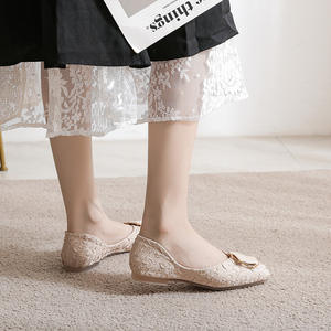 Mocassins plissés en soie élégants Sh12274a, chaussures plates pour femmes, chaussures de bureau polyvalentes, ballerines pour femmes, <span class=keywords><strong>grande</strong></span> <span class=keywords><strong>taille</strong></span> 35-43 - Product Image 3