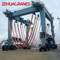 Zehua Kran 15 Tonnen 30 Tonnen Kleiner Mobiler Portalkran Marine-Bootshebesystem Yachtkran