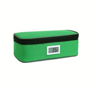 OEM ODM Insulated Polyester Waterproof Eco-Friendly Insulin Pen Travel Cooler Bag Letter Zipper Closure Thermometer Ice - Product Image 6