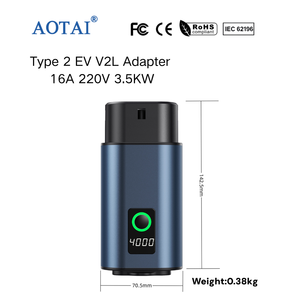 AOTAI Nouvel adaptateur <span class=keywords><strong>V2L</strong></span> Type 2 vers Schuko 16A Adaptateur de décharge <span class=keywords><strong>V2L</strong></span> Compatible BYD/Xpeng/<span class=keywords><strong>MG</strong></span>/Kia/Hyundai - Product Image 2