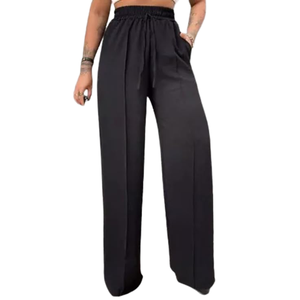 Nuevo Diseño Vestido de Noche para Mujer con Tirantes, Cuello Halter y Espalda Descubierta, de Cintura Alta, Liso Teñido y con Aberturas, Estilo Urbano de Primavera para Chicas - Product Image 1