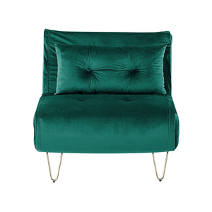 Canapé-lit pliant en velours, confortable et relaxant, idéal pour le salon - Product Image 1