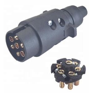 Échantillon gratuit Australie 7pin Flat Socket à 5Pin Large Round Euro Plug Trailer Connector Set - Product Image 3
