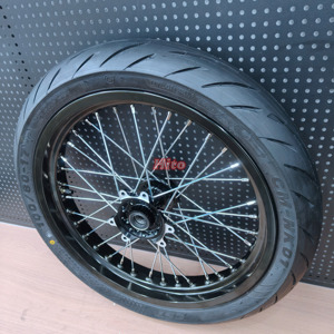Juego de Ruedas Ultra Bee Super Moto para Motocicleta y Neumáticos, <span class=keywords><strong>Accesorios</strong></span> para Bicicleta Eléctrica 100/80-17 130/70-17 - Product Image 6