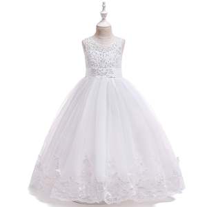 Vestidos de Fiesta para Niñas, Diseño de Alta Costura, Vestidos Largos con Flores para Niñas, LP-231 - Product Image 6