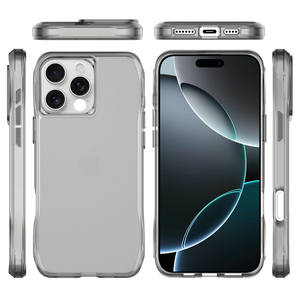 Funda Protectora Antigolpes para <span class=keywords><strong>iPhone</strong></span> 16 17 <span class=keywords><strong>Pro</strong></span> <span class=keywords><strong>Max</strong></span> 15 Plus 14 <span class=keywords><strong>13</strong></span>, Carcasa Híbrida con Esquinas Reforzadas, Cubierta Trasera de PC Mate y Parachoques de TPU - Product Image 1