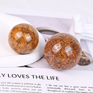 Offre Spéciale naturel énergisé Chakra Reiki pierre Mariam jaspe calligraphie sphère cristal de guérison pour ornement - Product Image 2