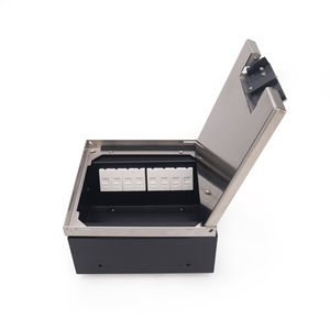 Caja de Piso Cuadrada Oculta con Puertos de Alimentación Duales y Sistema de Salida de Cable Autoblocante - Product Image 4