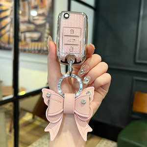 เคสกุญแจรถยนต์ TPU นุ่มแบบพรีเมียม สำหรับ ROEWE RX5 350 360 W5 EI5 EI6 RX3 RX8 <span class=keywords><strong>ZS</strong></span> <span class=keywords><strong>MG</strong></span> 6 พร้อมพวงกุญแจและอุปกรณ์เสริม - Product Image 4