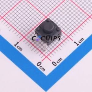 TSW061G55-250 Tactile Switch Through hole Component (THT) Switch Single Pole Single Throw Round Button 2.5N Through Hole - Product Image 1