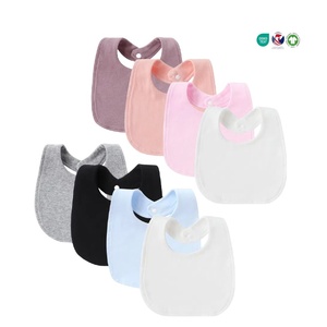 Artículos para Bebés, Baberos de Algodón Puro para Niños, Baberos Absorbentes de Doble Capa para Bebés, Niños y Niñas - Product Image 1