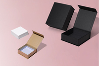 Caja Magnética con Forma de Libro y Logotipo Personalizado OEM, con Laminado Mate en Relieve, Materiales Reciclados para Caja de Regalo