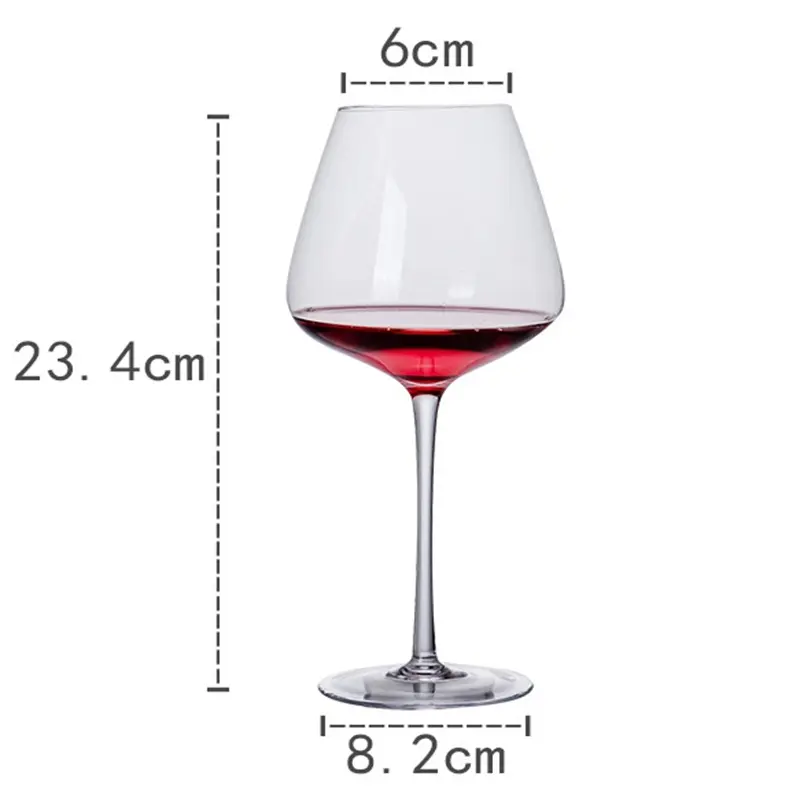 2023 Red Wine Glasses Creative Lead Free Vintage Crystal Wine Glass Set Home Goblets Wedding Christmas Champagne Flutes