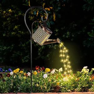 Lampes solaires de chemin de jardin LED Lampes décoratives d'extérieur Lanternes de bouilloire suspendues avec décor de crochet de <span class=keywords><strong>berger</strong></span> - Product Image 5