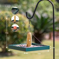 Pas cher Moderne Jardin En Bois Suspendu Bourdonnement Automatique Écureuil Mangeoire À Graines D'oiseaux En Plein Air À Vendre