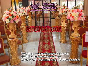 Columnas Decorativas para Bodas Indias, Columnas Tradicionales para Entrada de Bodas, Decoración para Pasillo de Boda, Decoración con Columnas para Bodas en el Reino Unido - Product Image 4