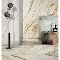 Papan UV Indoor Modern Motif Bunga Ramah Lingkungan Lembaran PVC Marmer Tahan Air Anti Lembab untuk Dekorasi Kamar Mandi Gudang Mudah Dipasang