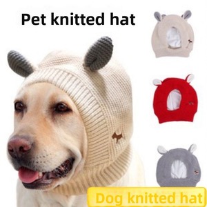 Chapeau d'hiver drôle pour chien pour races moyennes et grandes Le polyester garde les oreilles au chaud pour les petits et grands chiens pour le <span class=keywords><strong>Labrador</strong></span> <span class=keywords><strong>Golden</strong></span> <span class=keywords><strong>Retriever</strong></span> - Product Image 3