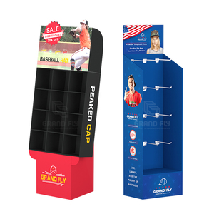 Giá Trưng Bày Mũ Lưỡi Trai Bán Lẻ Tùy Chỉnh Giá Trưng Bày Mũ Bóng Chày Bằng Bìa Cứng Giá Trưng Bày Móc Treo Mũ Bằng Bìa Cứng Trên Sàn Cho Mũ - Product Image 3