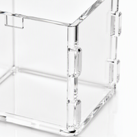 Boîte de rangement modulaire en acrylique Calic, transparente, à emboîtement rapide, pour l'organisation du bureau, taille personnalisée, vente en gros OEM