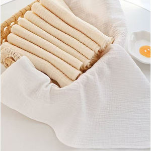 カスタマイズされた8枚入りパック 42*45cm ムスリンコットン ソフトで通気性があり吸収性のあるベビー用再利用可能おむつ 多目的新生児用子供用ナプキン - Product Image 5